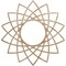 Ekena Millwork Eleanor Wood Fretwork Pierced Ceiling Medallion, Red Oak, 20"OD x 7 3/4"ID x 3/8"T CMWP20X20X0375EARO - alternate 1
